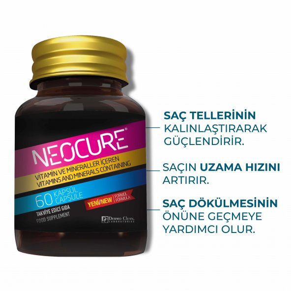 Dermo Clean Neocure Saç Ekimi Sonrası Vitamin 60 Tablet - 3