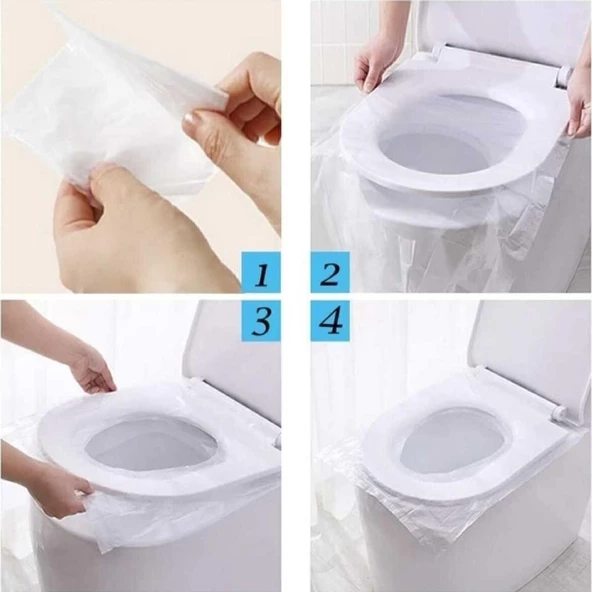 Gen-Of Klozet Kapağı Örtüsü 50 Li - Resim 3