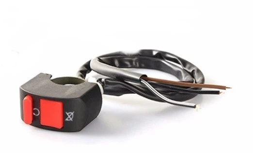 U7 Motosiklet Sis Farı Mercekli Büyük Kafesli Mavi Angel Çakarlı - 4