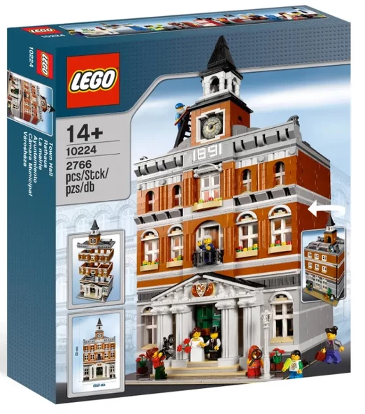 LEGO Creator 10224 Town Hall Meydan Belediye Binası