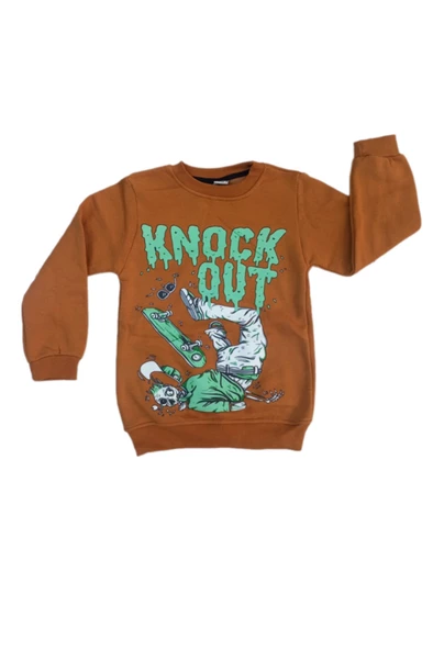 Erkek Çocuk 3 İp Baskılı 8/11 Yaş Eşofman Takım - 2