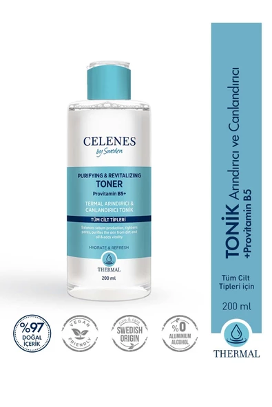 Celenes by Sweden Thermal Arındırıcı ve Canlandırıcı Tonik 200 ml