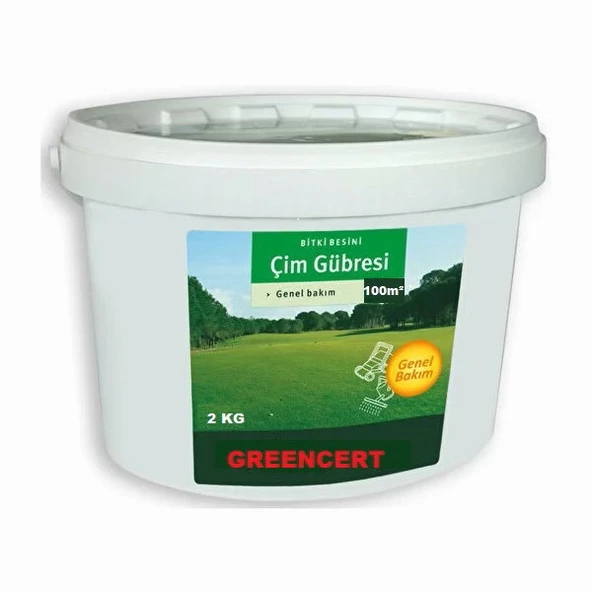 ÇİM COŞTURAN-Granül Çim Besleyici - Çim Gübresi, Besini - Azot, Fosfor, Potasyum, Magnezyum Oksit 2 Kg