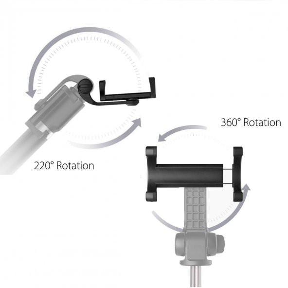 Deyatech Çok Yönlü Bluetoothlu L01 Selfie Stick Tripod - 4