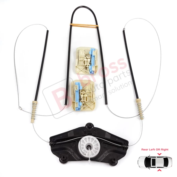 Audi A8 S8 A8L Quattro MK3 D4 4H 2010-2017 4H0839461 4H0839462 İçin Arka Kapı Cam Kriko Tamir Seti