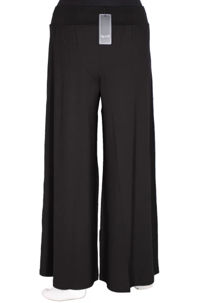 Dule Kadın Aymoli Cepli Astarsız Siyah Pantolon Etek - 4