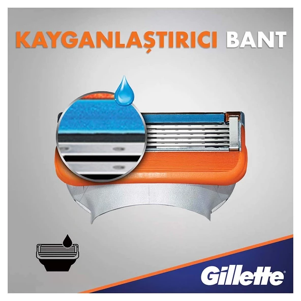 Gillette Fusion 4'lü Yedek Tıraş Bıçağı - 3