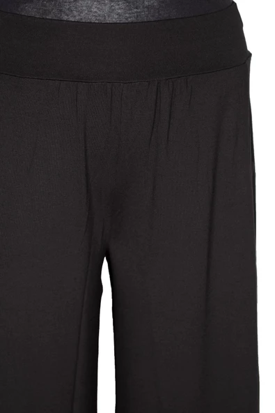 Dule Kadın Aymoli Cepli Astarsız Siyah Pantolon Etek - 2