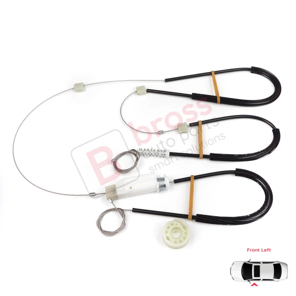 VW CC Passat CC 357 358 2008-2017 4-Kapı 3C8837461 İçin Ön Sol Kapı Cam Kriko Tamir Seti ürün görseli 1