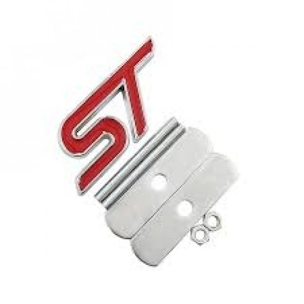 St Panjur Logosu Style Kırmızı Paslanmaz Metal