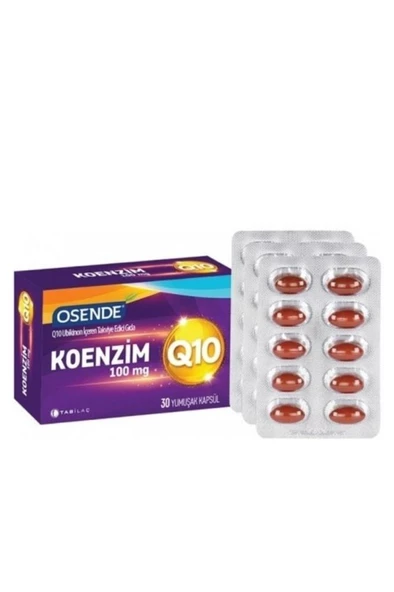 Osende Koenzim 100mg Q10 30 Yumuşak Kapsül ürün görseli
