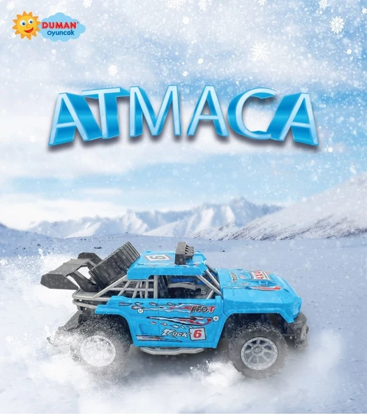 Atmaca Uzaktan Kumandalı Şarjlı Arazi Aracı 1:24 Ölçekli - 2