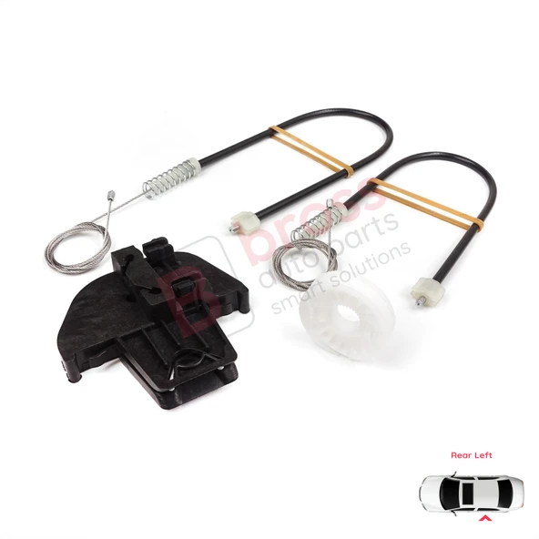 VW Touran MK1 1T1 1T2 1T3 2003-2015 1T0839461 İçin Arka Sol Kapı Cam Kriko Tamir Seti - 4