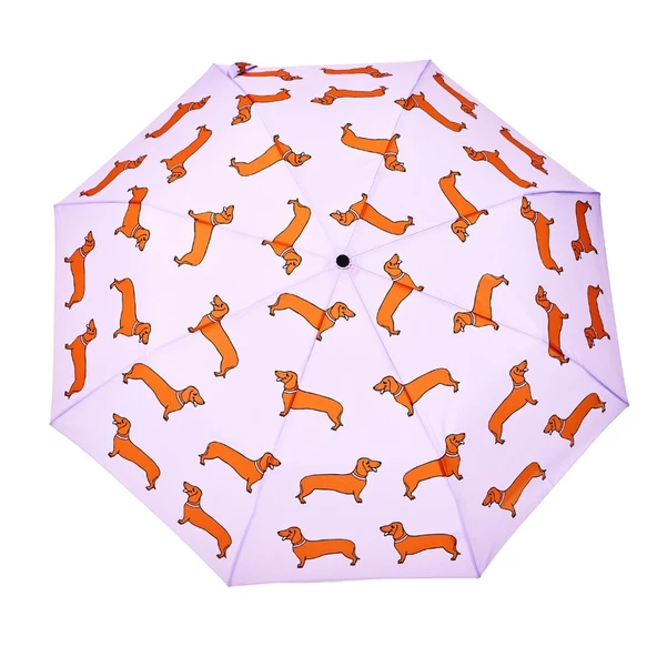 Original Duckhead Duck Kompakt Şemsiye Dachshund Purple - 9