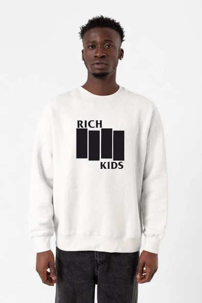 G-Dragon Rich Kids Beyaz Erkek 2ip Sweatshirt