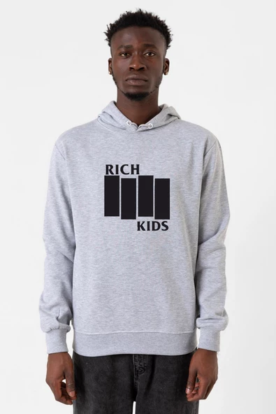 G-Dragon Rich Kids Grimelanj Erkek Kapşonlu 3ip Sweatshirt