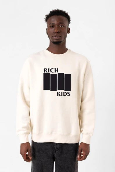 G-Dragon Rich Kids Ekru Erkek 2ip Sweatshirt ürün görseli