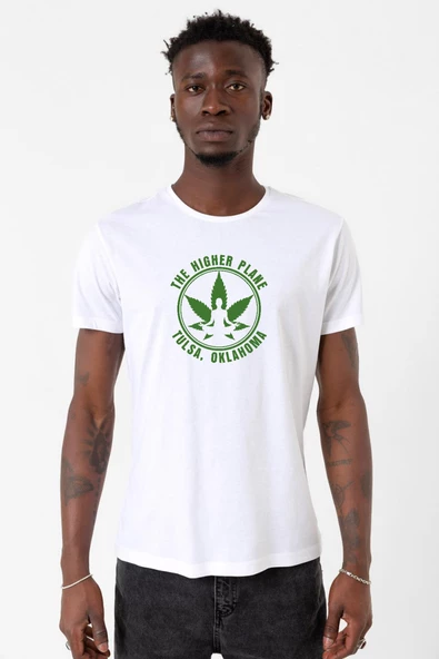 Tulsa King The Higher Plane Beyaz Erkek Bisikletyaka Tshirt