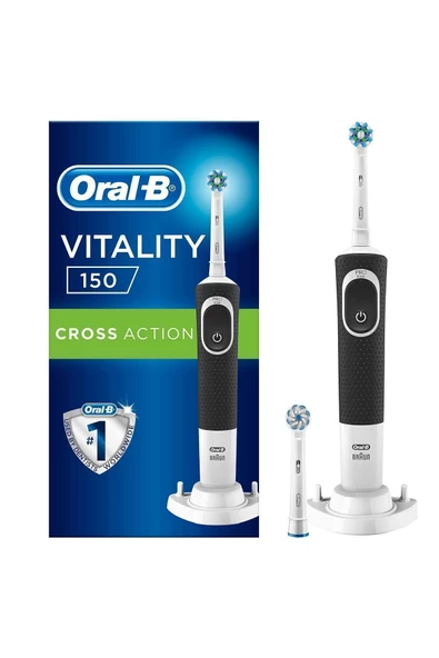 Oral-B Vitality D150 Cross Action 1 Yedek Başlıklı Şarj Edilebilir Diş Fırçası