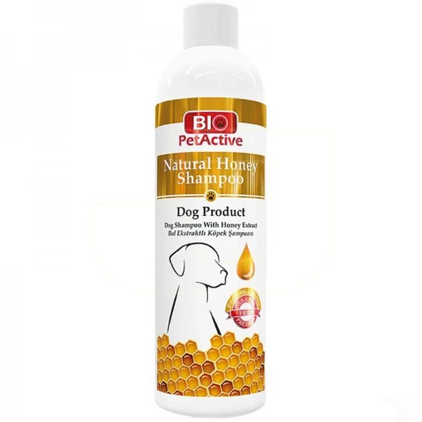 Bio Pet Active Natural Bal Buğday Özlü Sıvı Köpek Şampuanı 250 ml.