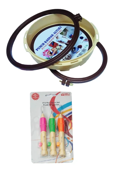 Hayal Sepeti Panç (Punch) Seti - Panç İğnesi ve Panç Kasnağı 2 li Set ürün görseli