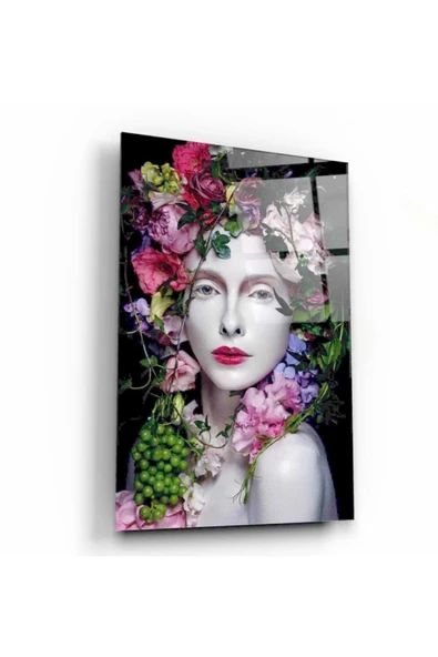 Kadın Dekoratif ve Modern Cam Tablo ürün görseli