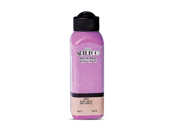 Artdeco Akrilik Boya 140ml Kızıl Mor 3050