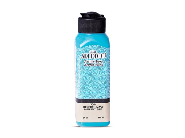 Artdeco Akrilik Boya 140ml Kelebek Mavi 3044