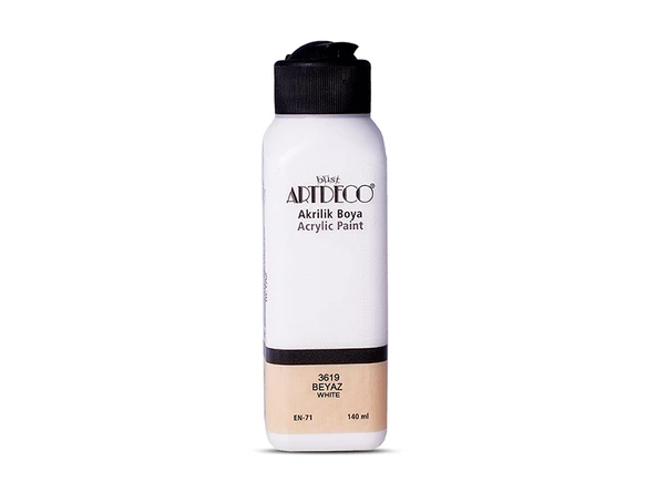 Artdeco Akrilik Boya 140ml Beyaz 3619