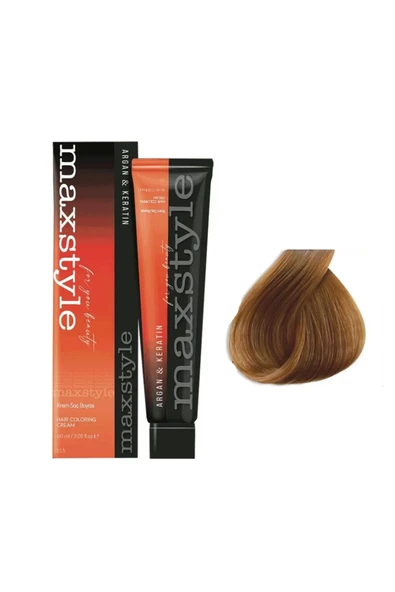 Maxstyle Argan Keratin Saç Boyası 8.3 Açık Kumral Dore 60 ml