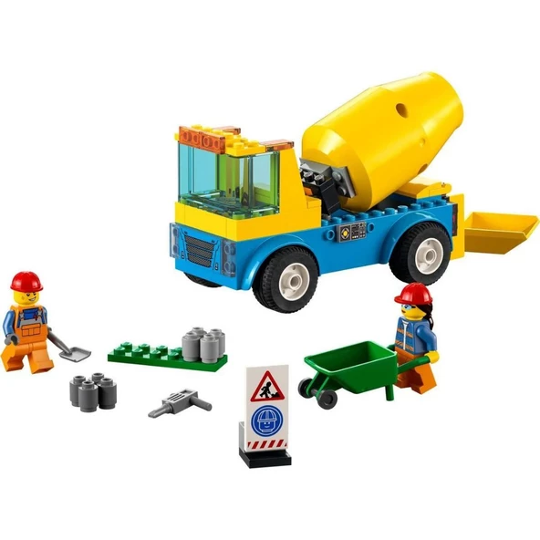 Lego 85 Parça City Beton Mikseri - Mavi Su Dünyası - 2