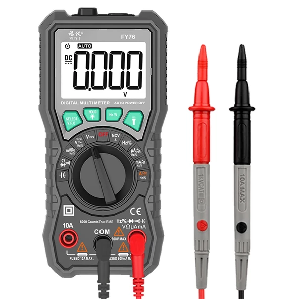 TRUE RMS DİJİTAL MULTİMETRE ÖLÇÜ ALETİ FY76