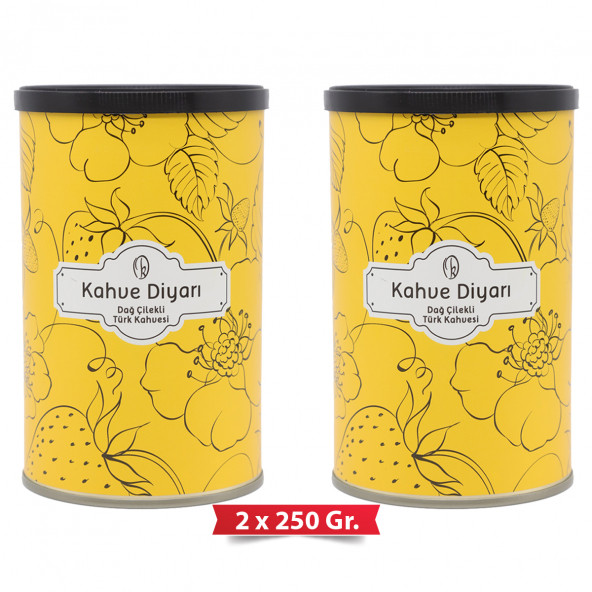 Kahve Diyarı Dağ Çilekli Türk Kahvesi 250 Gr X 2 Adet - 1
