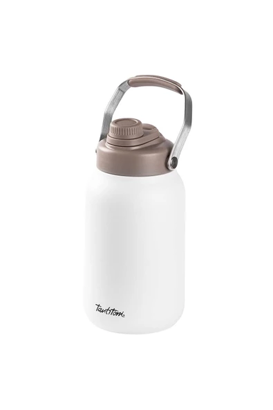 Tantitoni Çelik Tutamaçlı Paslanmaz Çelik Termos 1.8lt Beyaz ürün görseli 1