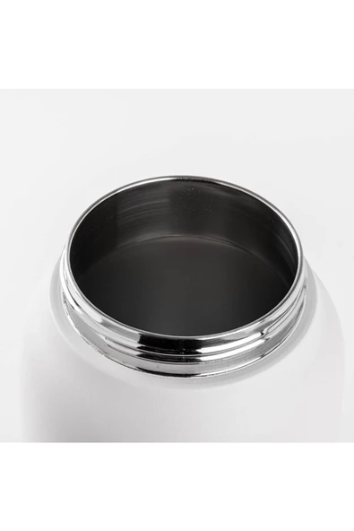 Tantitoni Çelik Tutamaçlı Paslanmaz Çelik Termos 1.8lt Beyaz - Resim 3