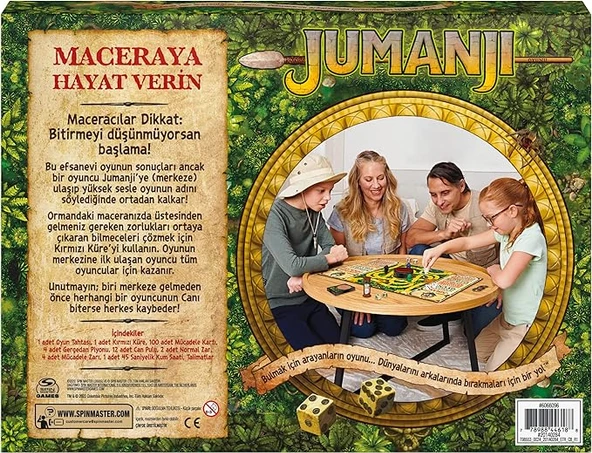 Jumanji Cesur Maceracı Aksiyon Dolu Aile Kutu Oyunu - 4