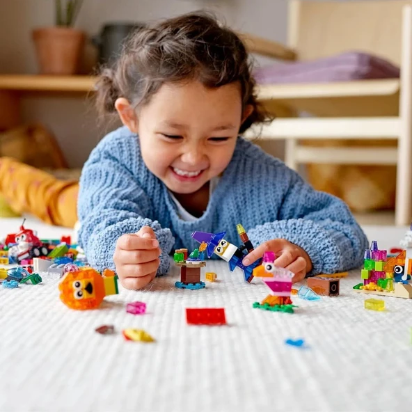 Lego 500 Parça Classic Yaratıcı Şeffaf Yapım Parçaları - Mavi Su Dünyası - 3
