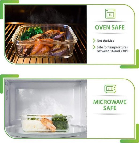 GLASSLOCK KARE CAM SAKLAMA KABI (900 ML) D-MCSB090 - 3