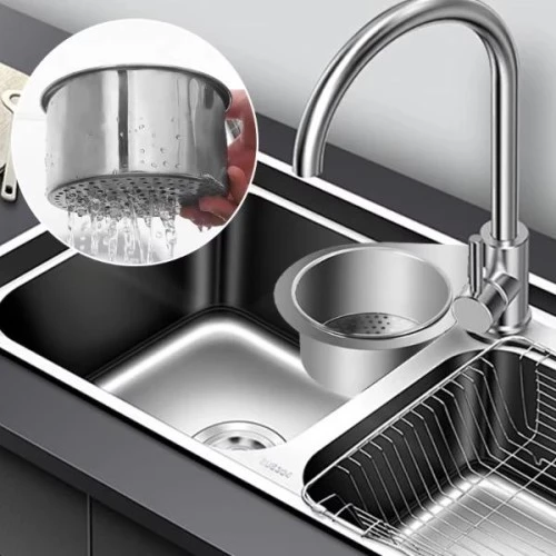 Kuğu Tasarımlı Paslanmaz Lavabo Drenaj Sepeti ürün görseli 1