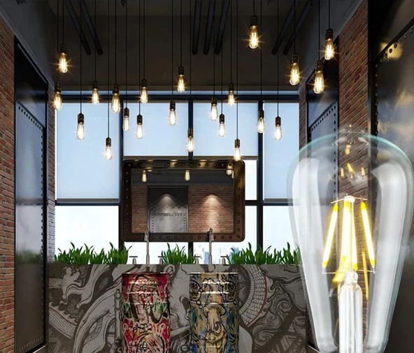 CATA CT 4353 8W Rustik Led Ampul 3200K Günışığı E27 Duy - 3