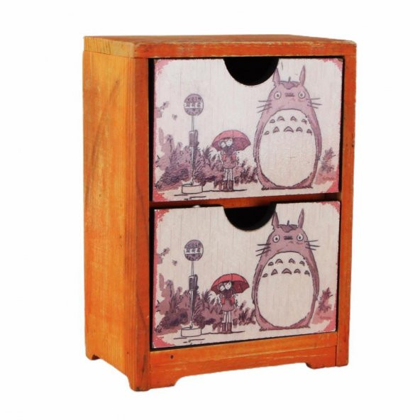 Baykuş Ahşap El Yapımı Şifonyer