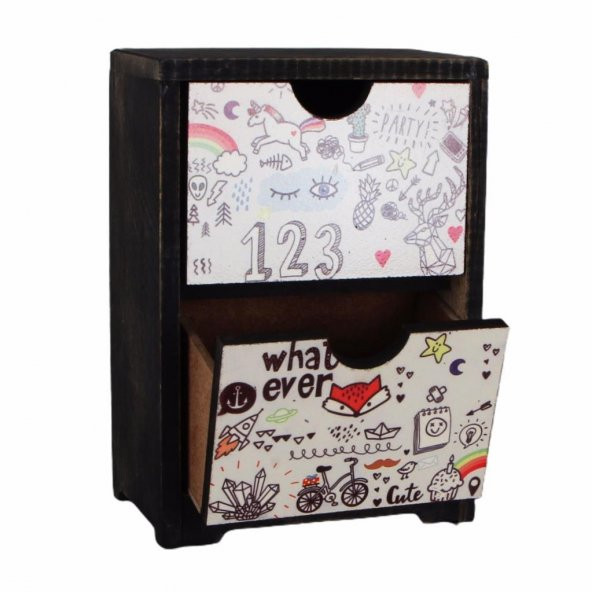 Unicorn Ahşap El Yapımı Şifonyer - 2