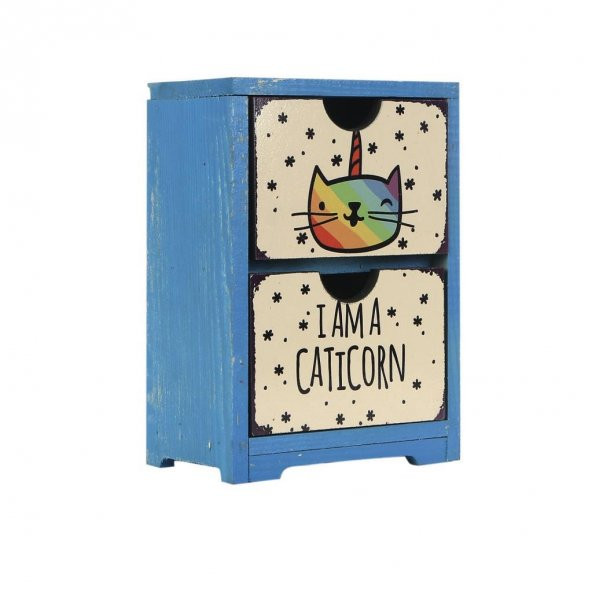 I Am A Catıcorn El Yapımı Şifonyer