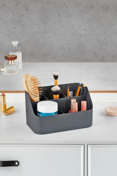 Füme Makyaj Kutusu & Kozmetik Organizeri & Çok Amaçlı Kutu - 2