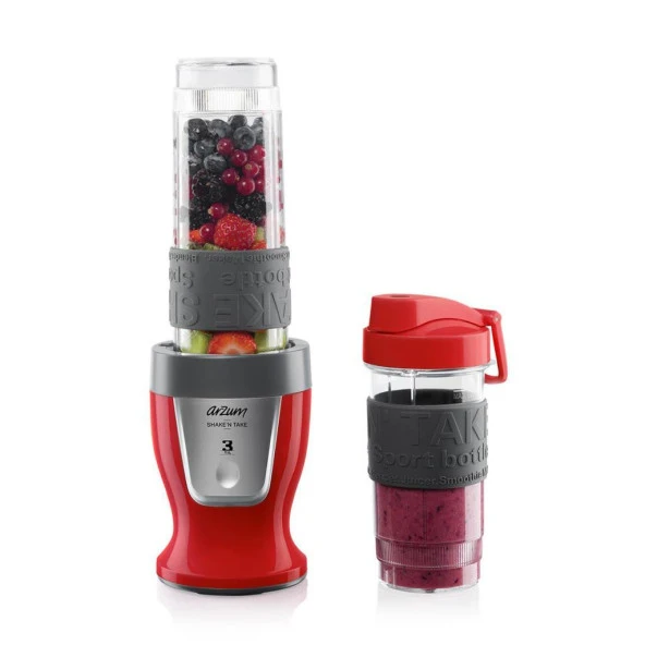 Arzum AR1032 Shake'N Take Kişisel 300 W Smoothie Blender Kırmızı