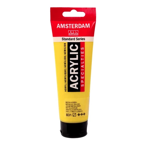 Amsterdam Standart Akrilik Boya 120ml Metallic Yellow / 831 ürün görseli
