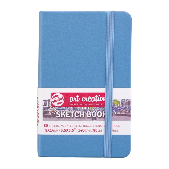 Talens Art Creation Sketch Book 9x14cm 140gr 80yp Sert Kapak Eskiz Defteri Mavi/ RT9314211M