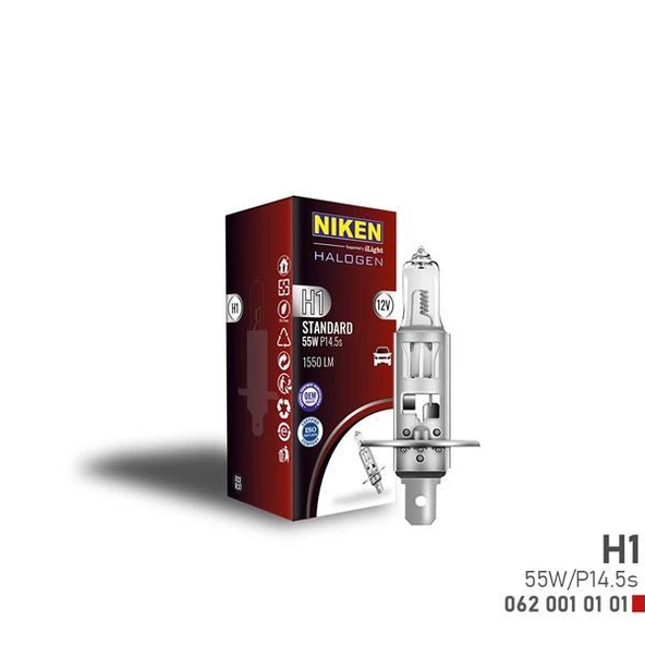 NIKEN H1 55W HALOJEN AMPUL P14.5s 12V