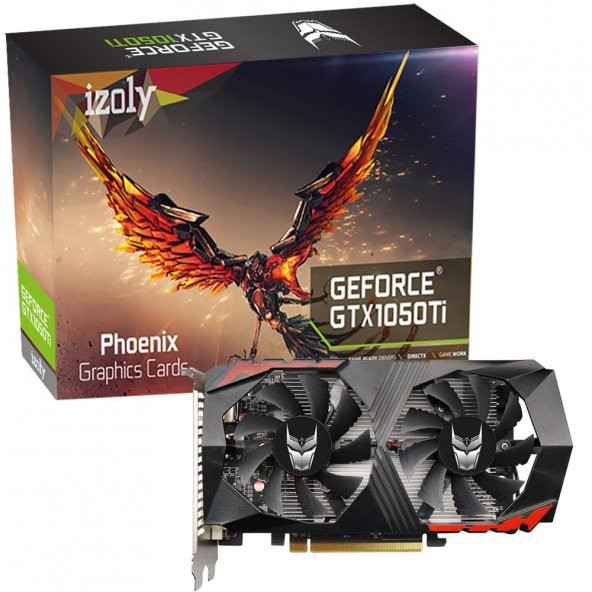 İzoly Phoenix NVIDIA GeForce GTX 1050Ti  4GB 128 bit GDDR5 DX(12) PCI-E 3.0 Ekran Kartı