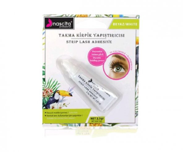 Nascita Takma Kirpik Yapıştırıcı Şeffaf 2,5 gr - 2